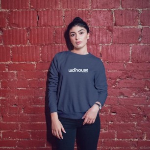 Moletom feminino cinza chumbo